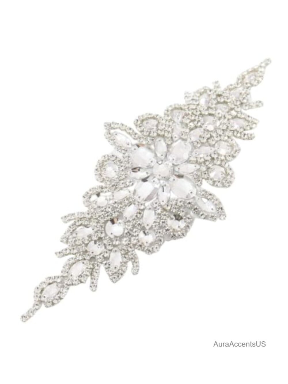 Rhinestone Bridal Belt Crystal Pearl Wedding Sash Bead Trim Gown Accessory